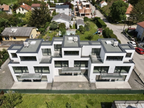 Belagsfertiges Eckreihenhaus in Grünruhelage mit perfekter Raumaufteilung am Stadtrand Wiens, 1220 Wien, Reiheneckhaus