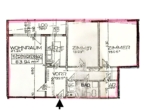 Grundriss - Zentral begehbare, ruhige 3-Zimmer-Wohnung mit Loggia in Naschmarkt-Nähe